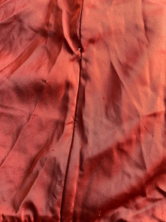 Lulus Going with Elegance Rust Brown Satin Tiered Gown - Picture 7 of 13